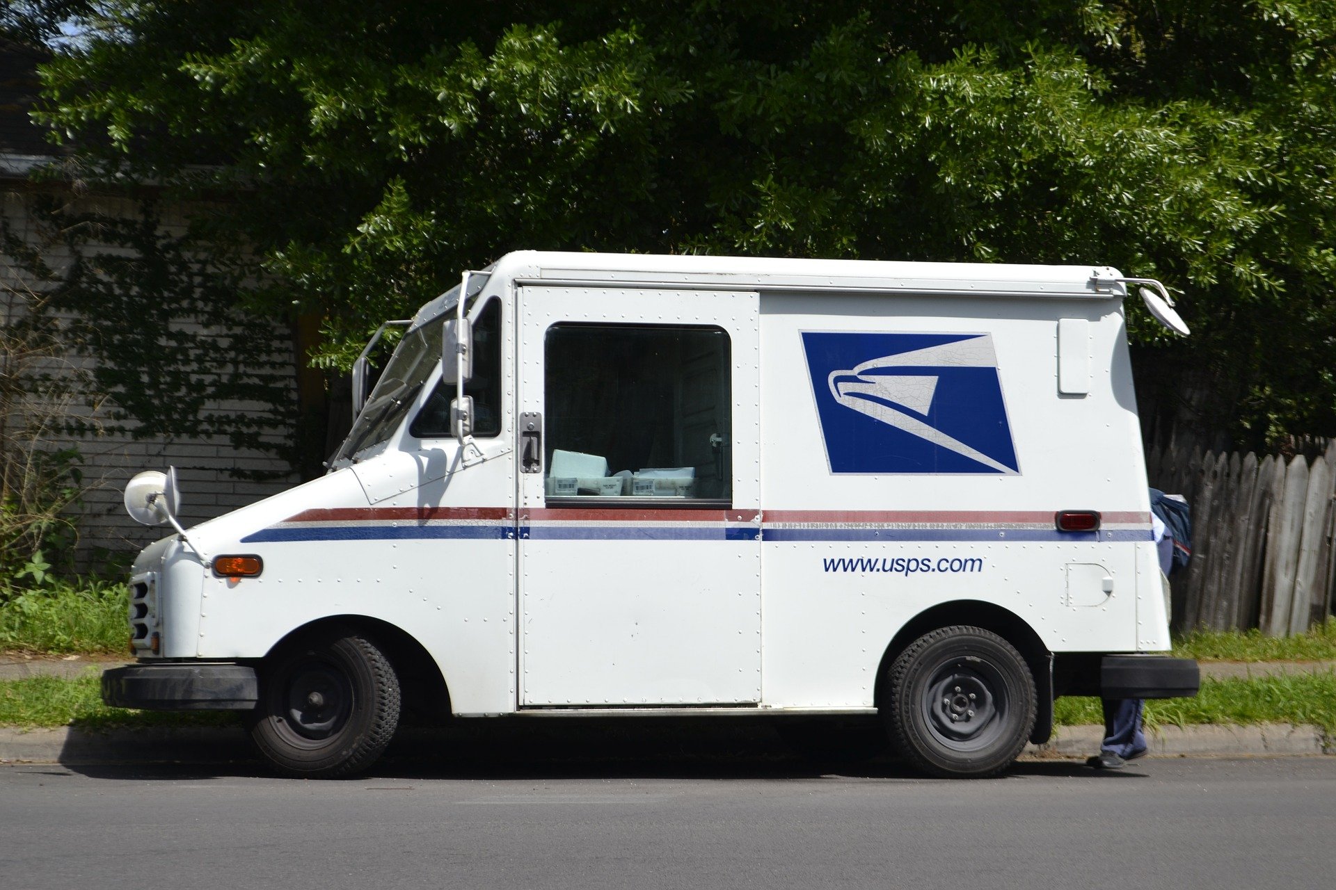 Camión del servicio postal de EE. UU.